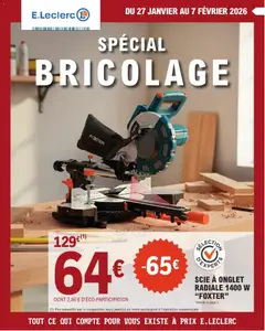 Brico E.Leclerc - Prévisualisation de Brico E.Leclerc - Bricolage valide à partir de 27.01.2026