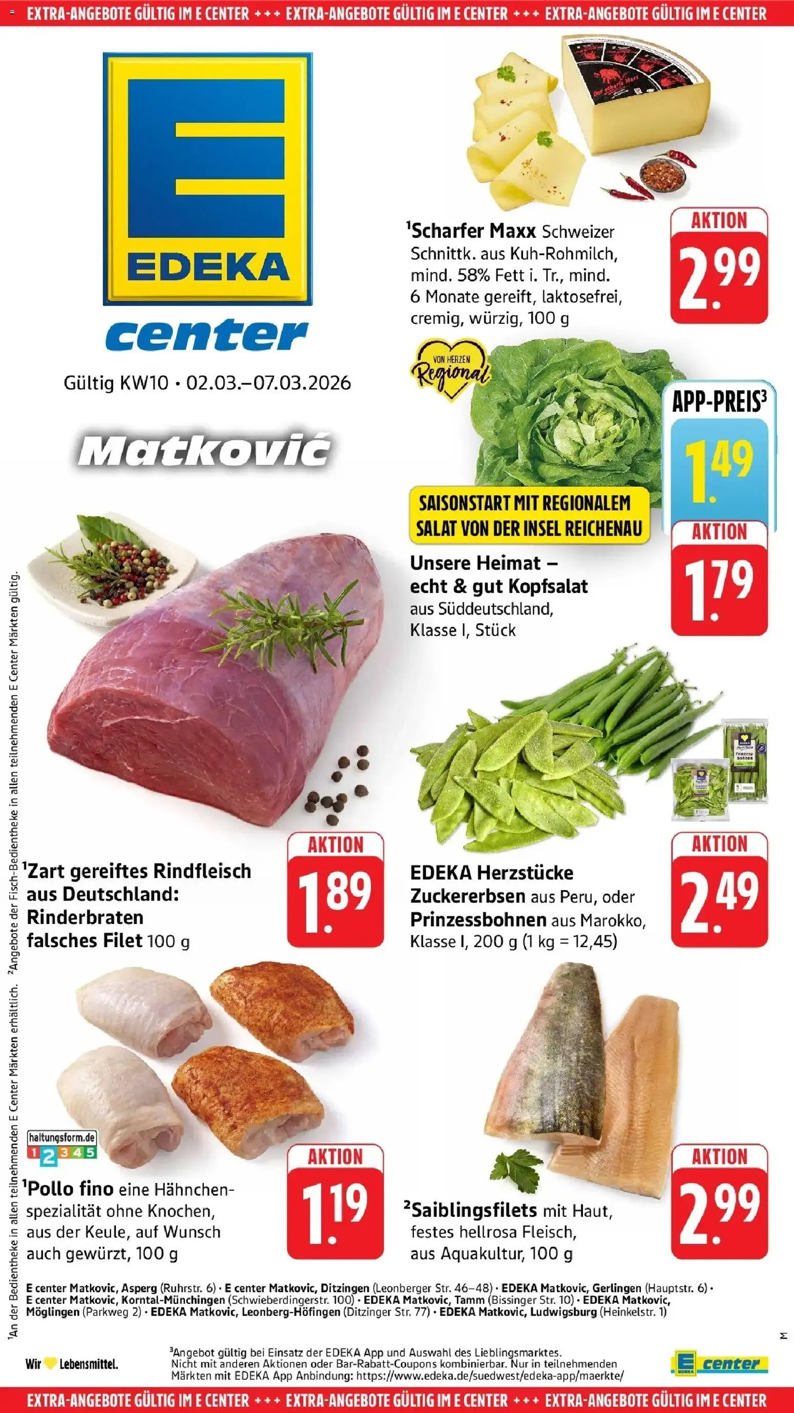 Edeka prospekt Möglingen	 – gültig ab 02.03.2026 | Seite: 41 | Produkte: Rinderbraten, Hahnchen, Rindfleisch, Salat