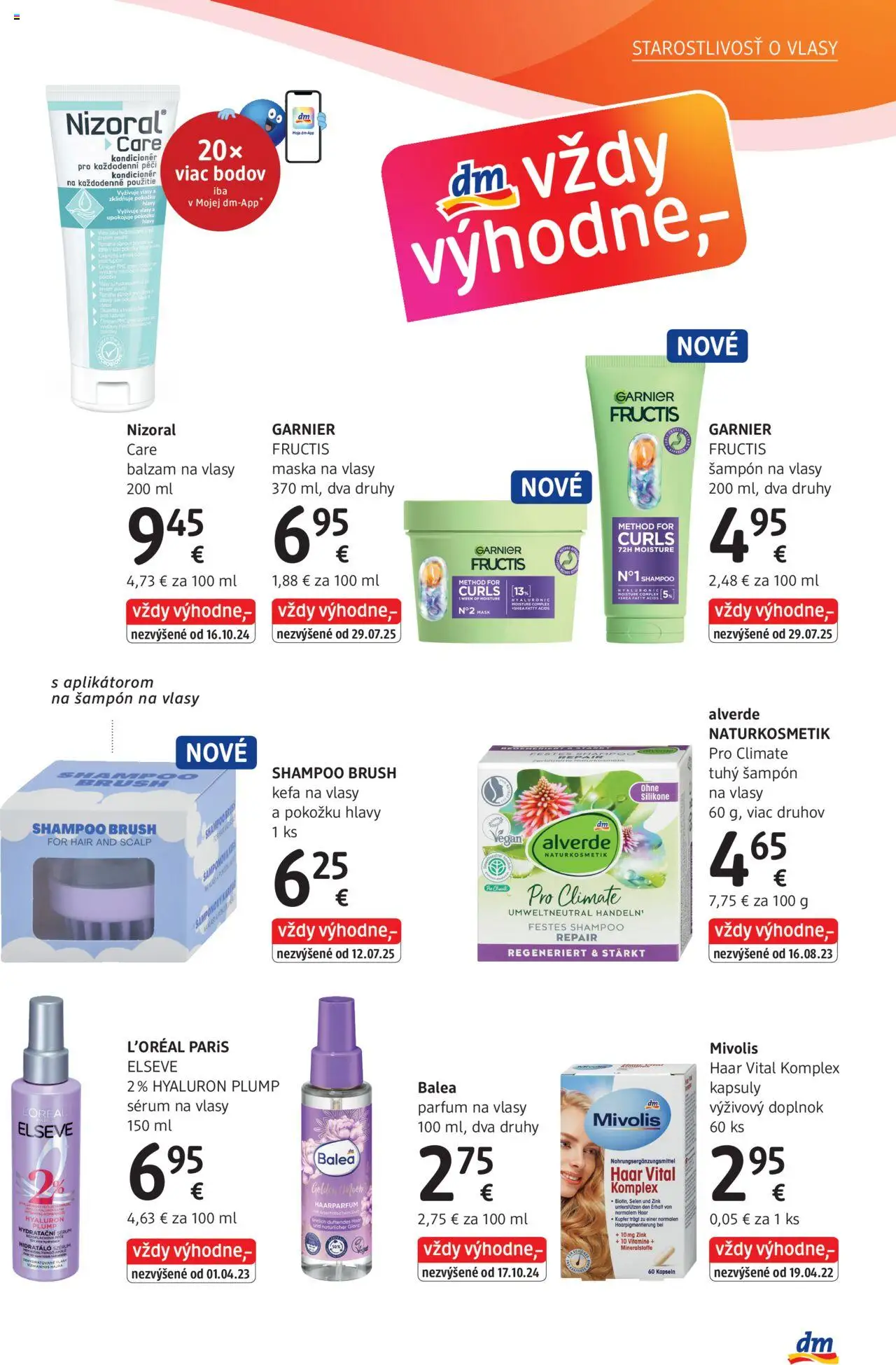 dm drogerie Journal September 2025 │ platný od 01.09.2025 | Strana: 13 | Produkty: Šampón, Kondicionér, Maska na vlasy, Kefa