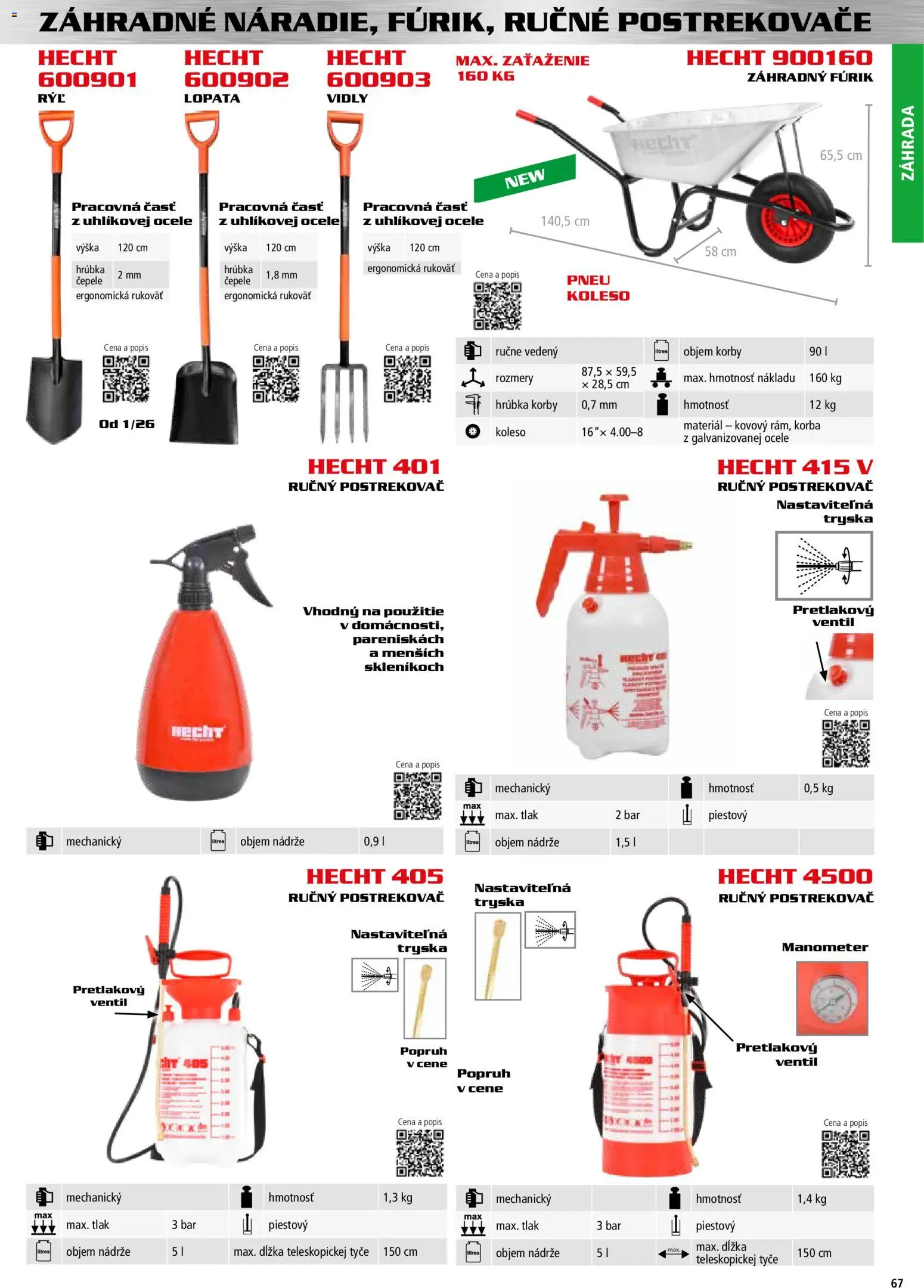 Nové Hecht akcie – leták je platný od 30.10.2025 | Strana: 67 | Produkty: Ventil