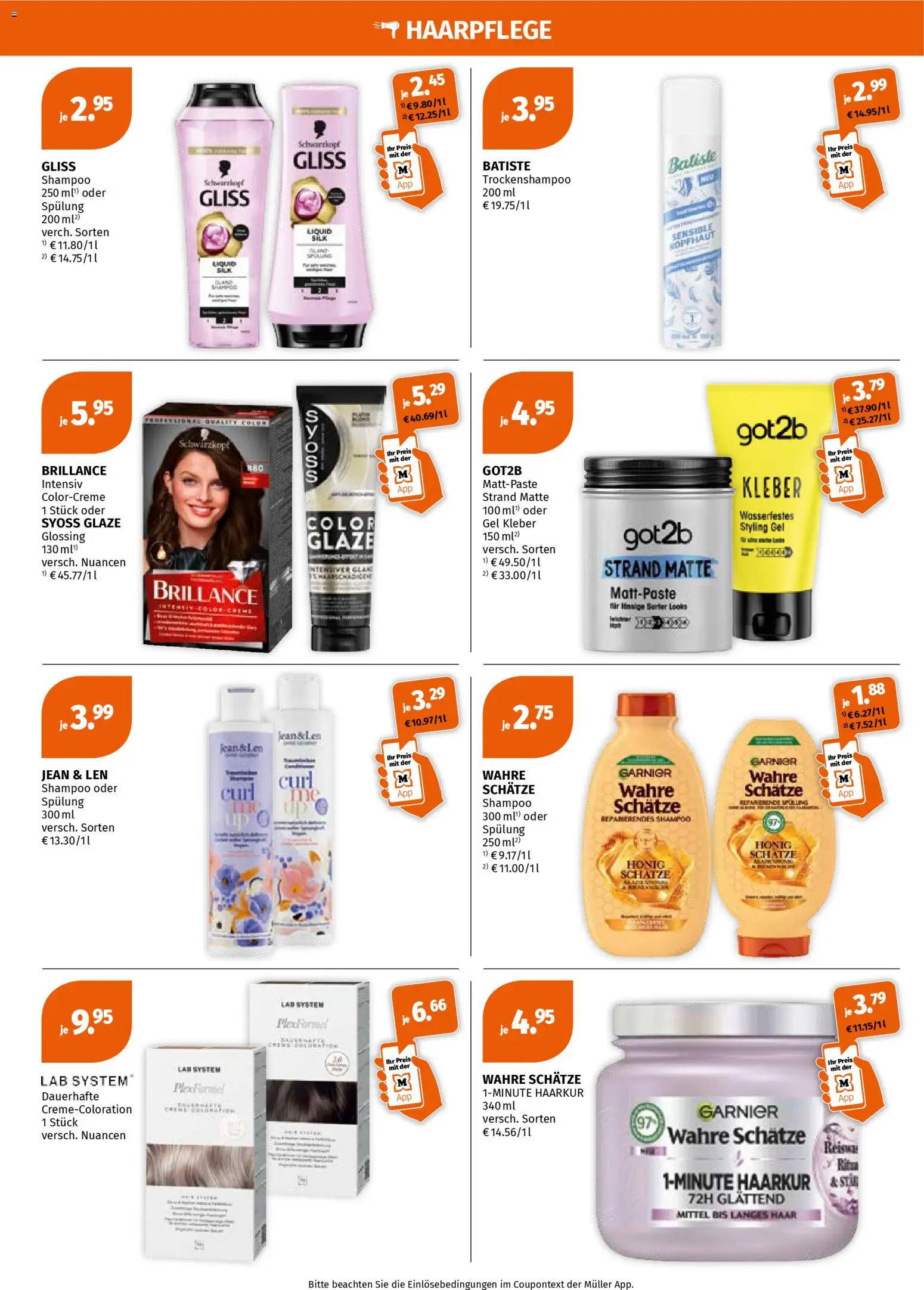 Müller Prospekt 	 – gültig ab 27.04.2026 | Seite: 4 | Produkte: Shampoo, Spülung