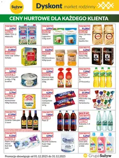 Pogląd oferty "Sużyw Gazetka - Dyskont" - ważna od 01.12.2025