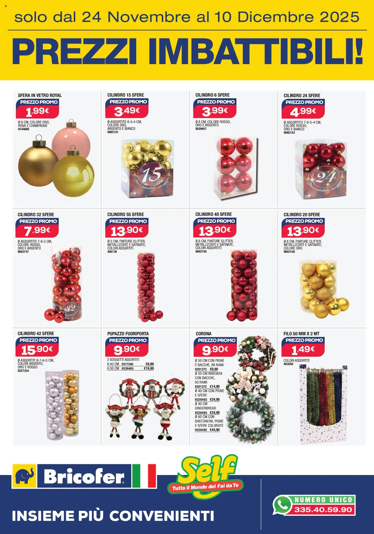 Volantino Bricofer del 24.11.2025 | Pagina: 8 | Prodotti: Tè, Champagne