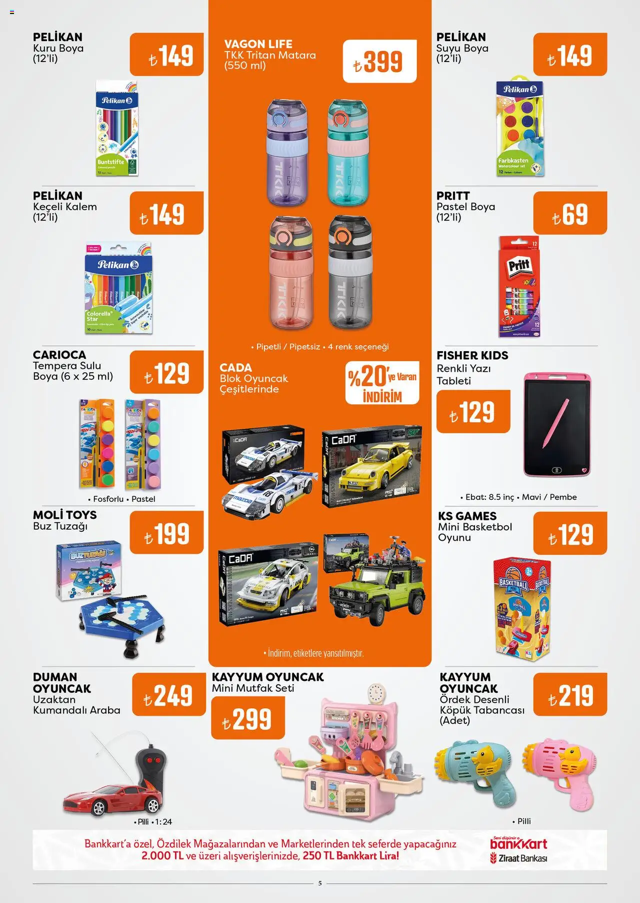 Özdilek Katalog - 24.09.2025 tarihinden itibaren geçerlidir | Sayfa: 5 | Ürünler: Keçeli kalem, Pastel boya, Sulu boya