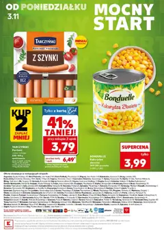 Pogląd oferty "Kaufland gazetka" - ważna od 29.10.2025 | Strona: 61 | Produkty: Karta, Kukurydza, Parówki