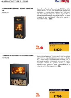 Anteprima del volantino Eurobrico Stufe a Legna catalogo valido a partire dal 23.07.2025 | Pagina: 18