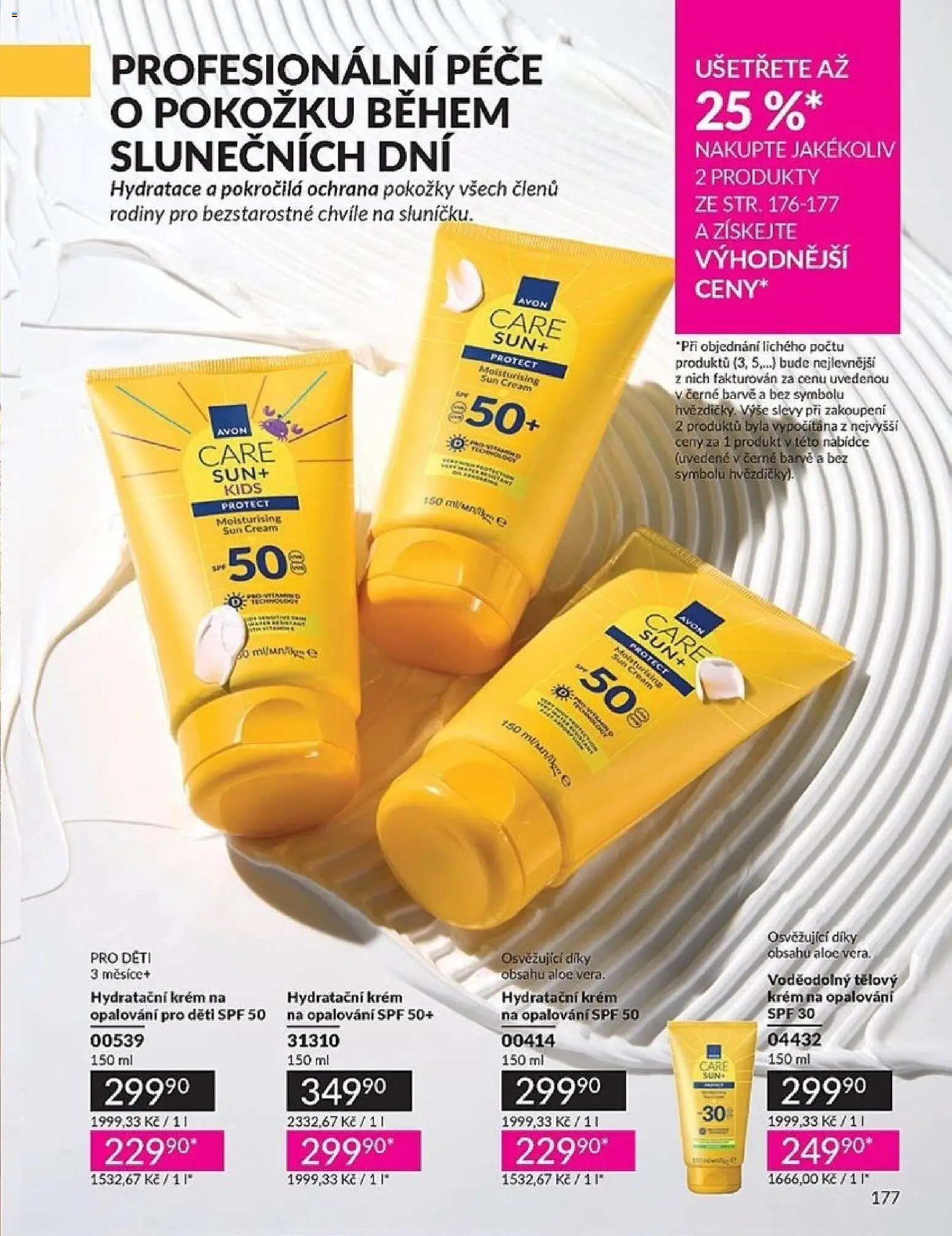 Avon Katalog 05/2026 od 01.05.2026 | Strana: 177 | Produkty: Krém, Hydratační krém, Krém na opalování