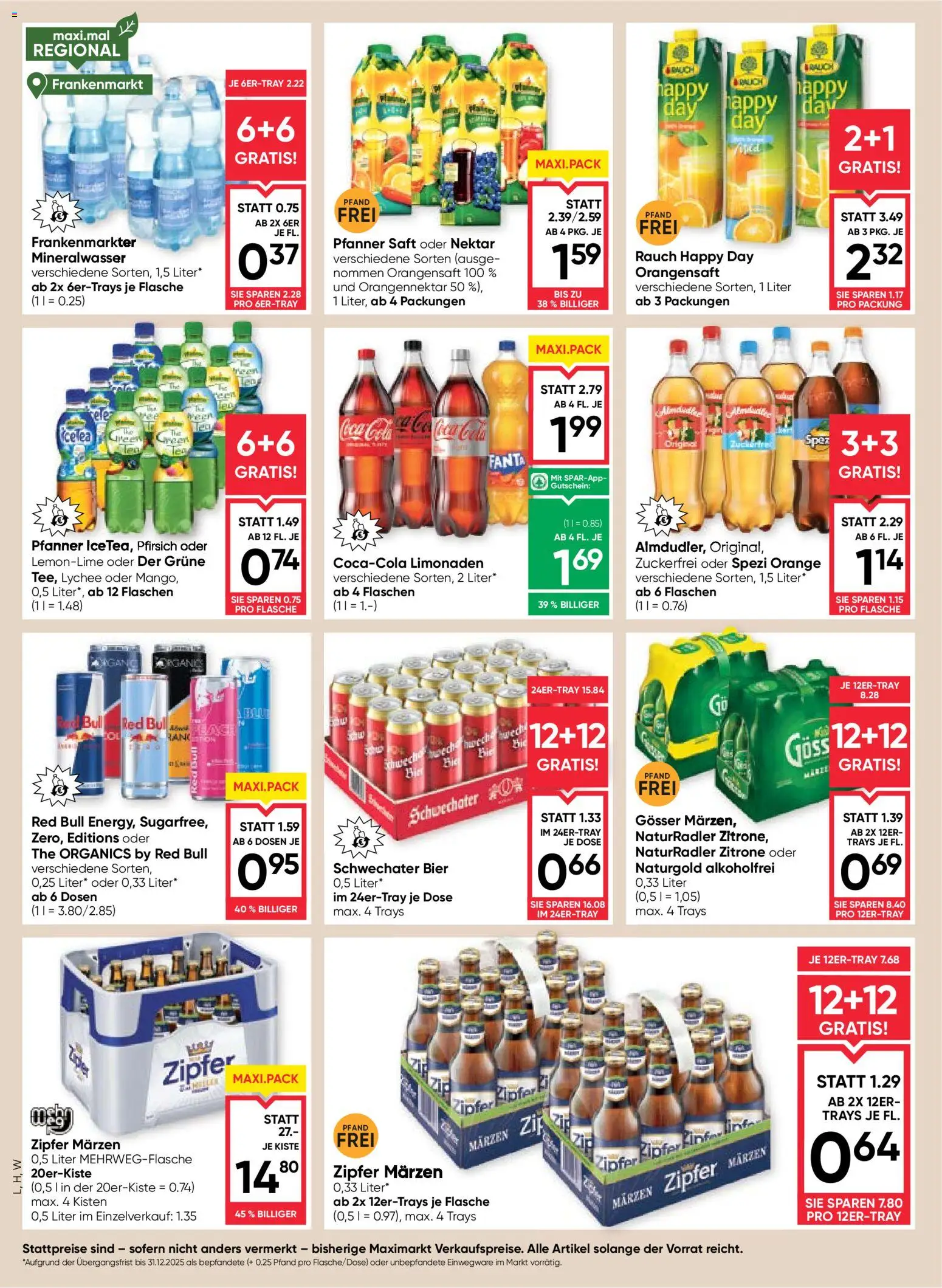 Maximarkt Flugblatt gültig ab 30.10.2025 | Seite: 14 | Produkte: Zitrone, Mango, Pfirsich, Saft