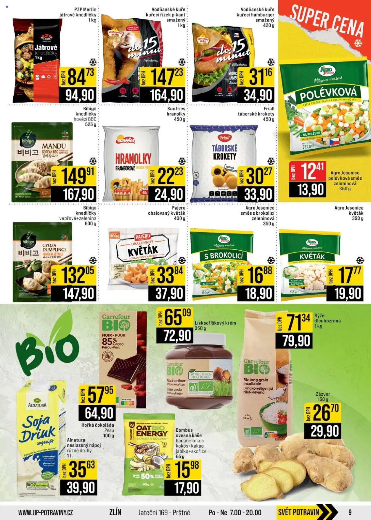 Jip leták - Cash & Carry od 15.10.2025 | Strana: 9 | Produkty: Hamburger, Hranolky, Krém, Horká čokoláda