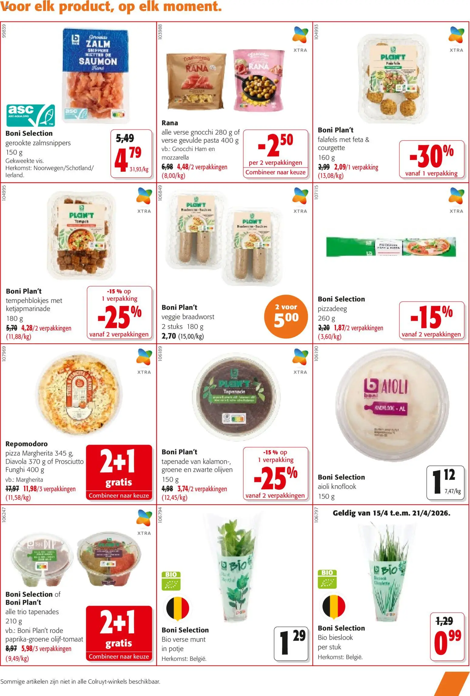 {H1} | Pagina: 9 | Producten: Pizza, Vis, Mozzarella, Feta