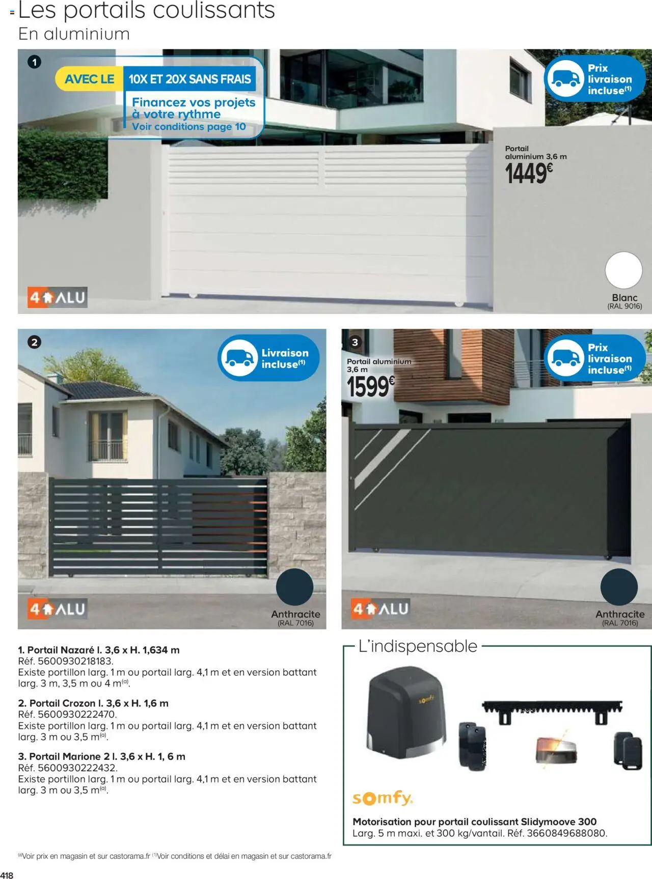 {H1} | Page: 418 | Produits: Portail