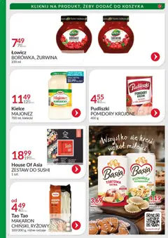 Pogląd oferty "Eurocash Gazetka - Boże Narodzenia Kulinarka" - ważna od 10.11.2025 | Strona: 2 | Produkty: Żurawina, Sushi, Pomidory, Makaron