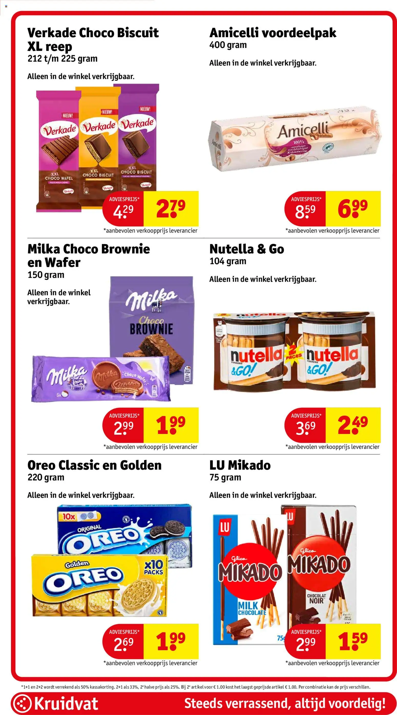 {H1} | Pagina: 46 | Producten: Kan, Oreo, Mini pillecukor