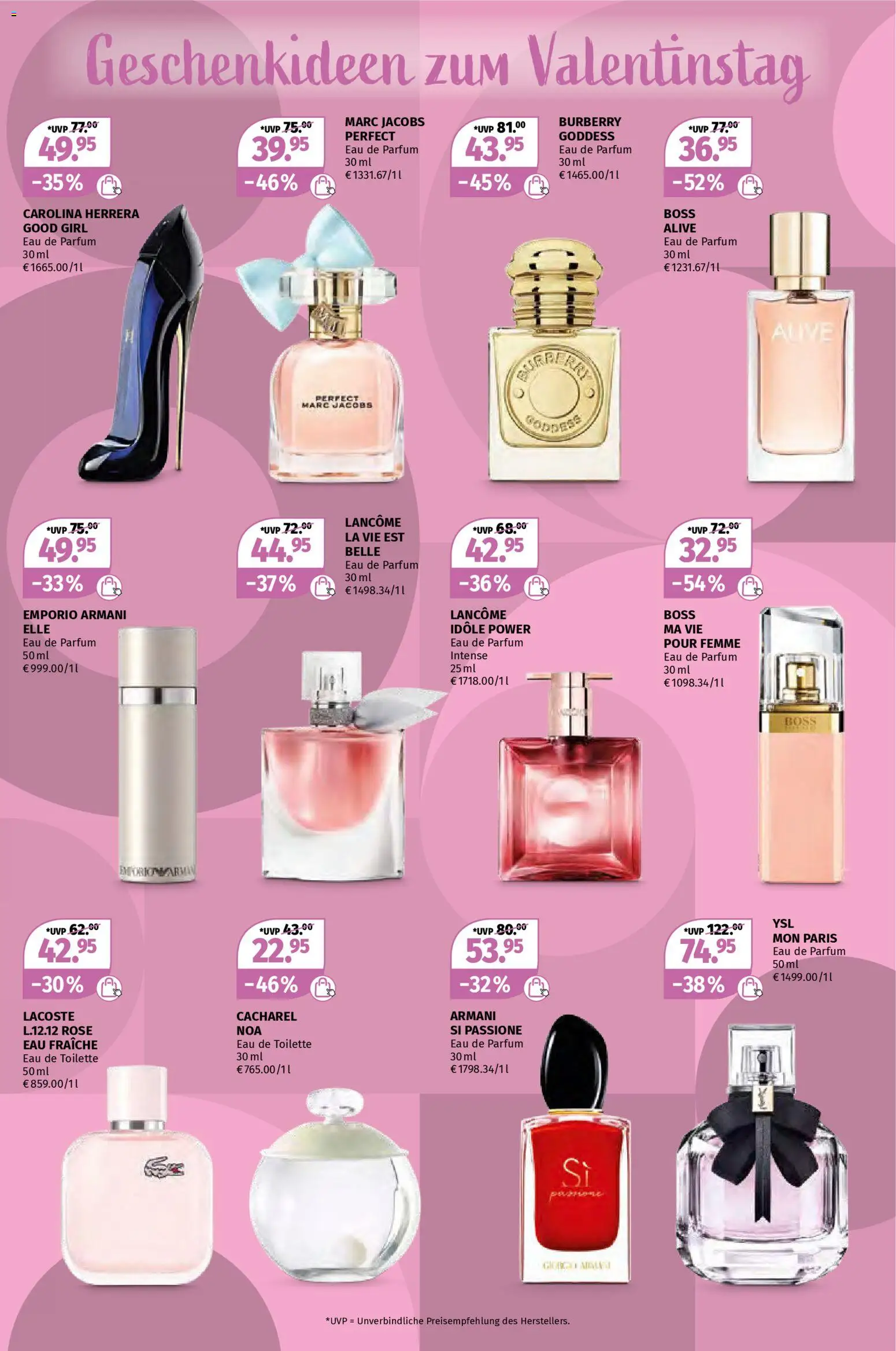 Müller Geschenkideen zum Valentinstag – gültig ab 02.02.2026 | Seite: 3 | Produkte: Toilette, Parfüm, Eau de Toilette, Eau de Parfum
