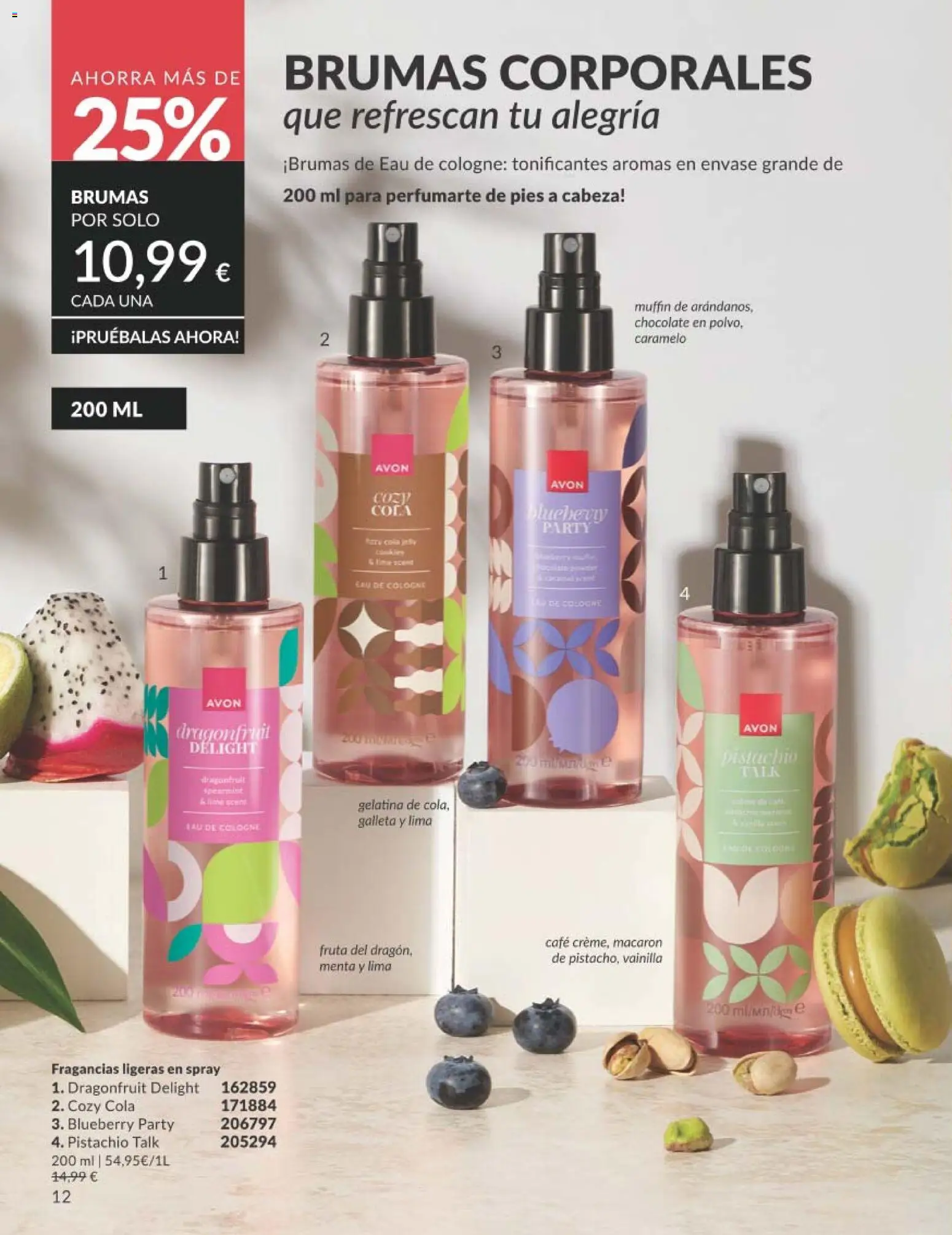 Catálogo AVON campaña 3 │ válido desde el 01.03.2026 | Página: 108 | Productos: Fragancia, Gelatina, Lima, Chocolate