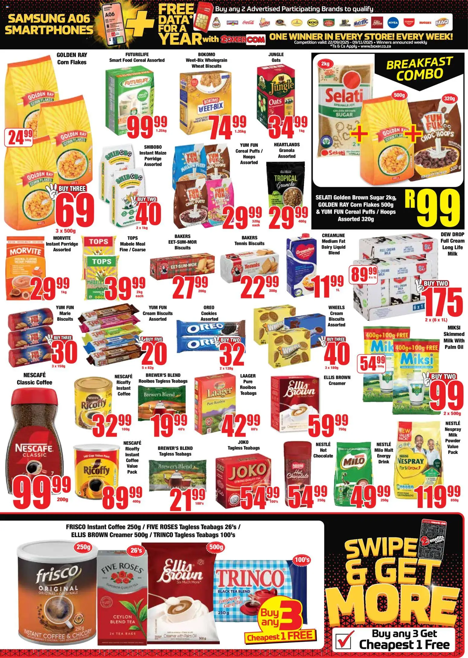 New Boxer catalogue – valid from 23.10.2025 | Page: 5 | Products: BB cream, Creamer, Chocolate, Sugar