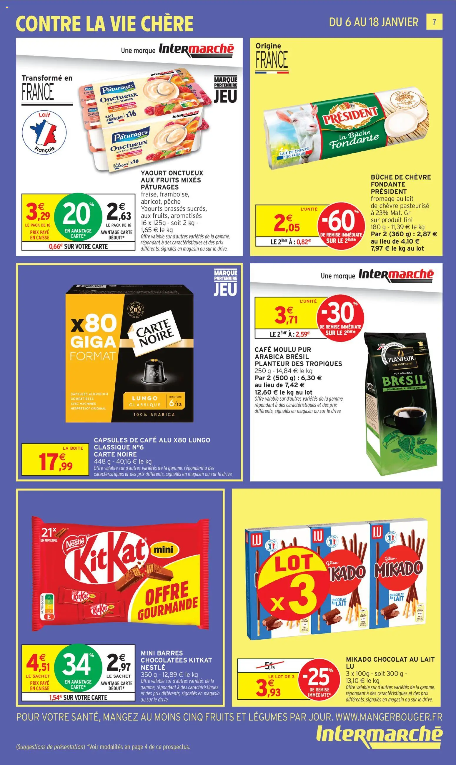 {H1} | Page: 7 | Produits: Yaourts, Framboise, Lait, Fromage