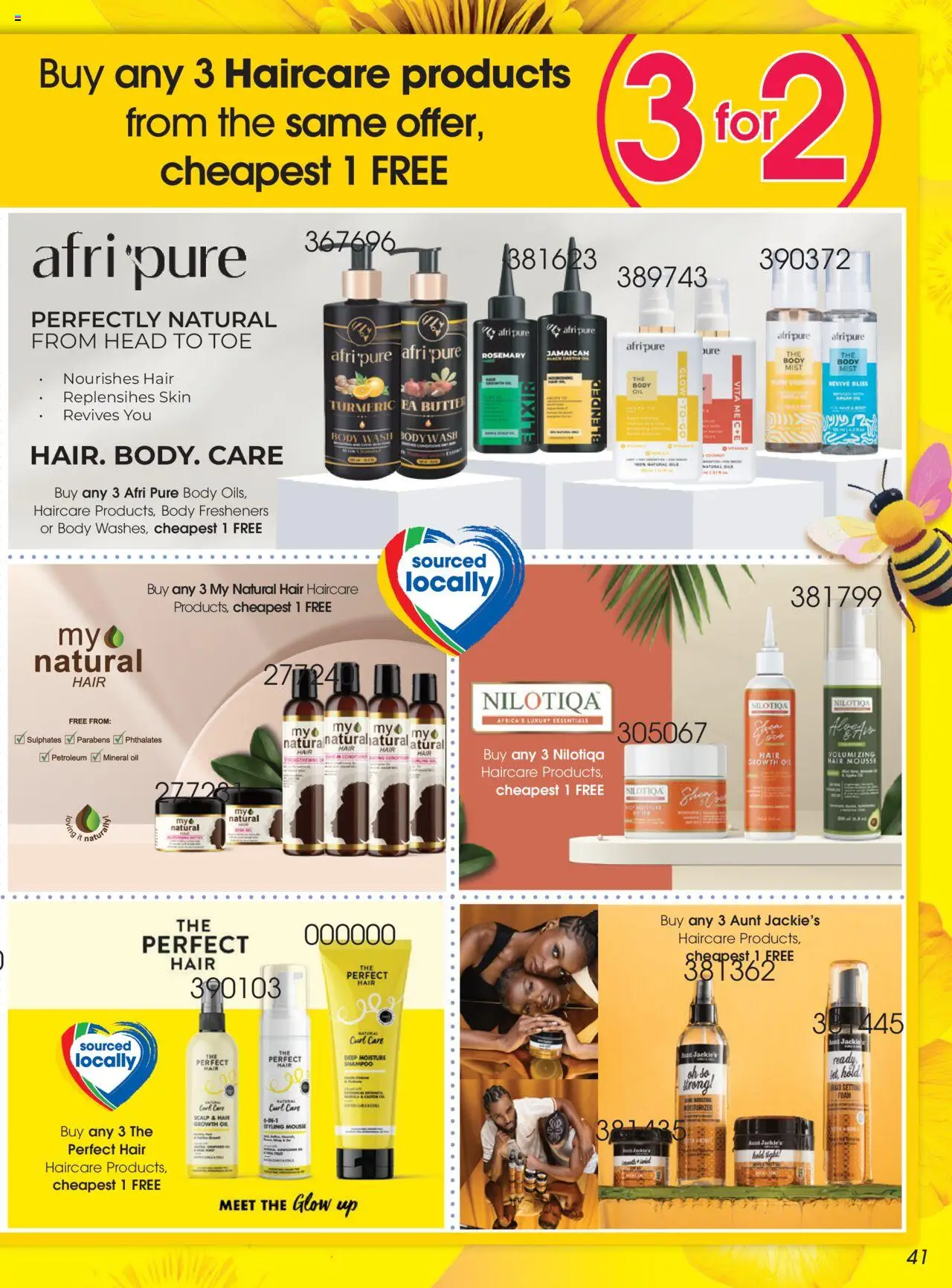 New Clicks catalogue – valid from 23.09.2025 | Page: 41 | Products: Oil, Shampoo, Foam, Body wash