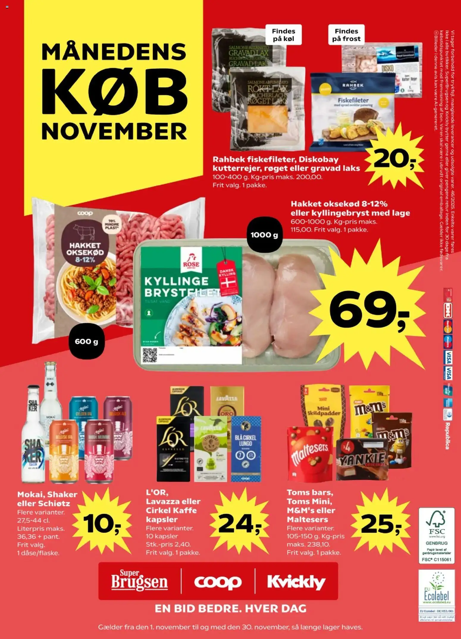 Kvickly tilbudsavis – gyldig fra 14.11.2025 | Side: 46 | Produkter: Kaffe, Oksekød