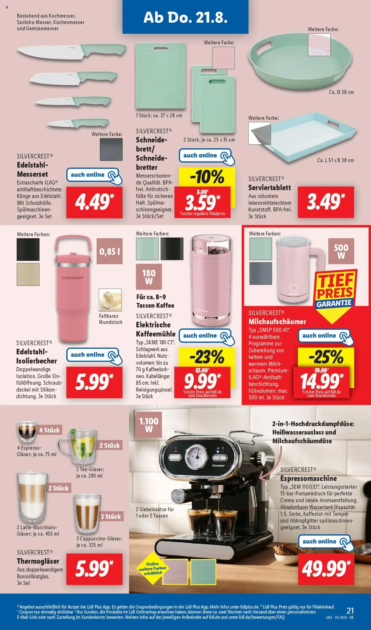 Lidl Prospekt Zossen	 - gültig ab dem 18.08.2025 | Seite: 35 | Produkte: Milch, Kaffee