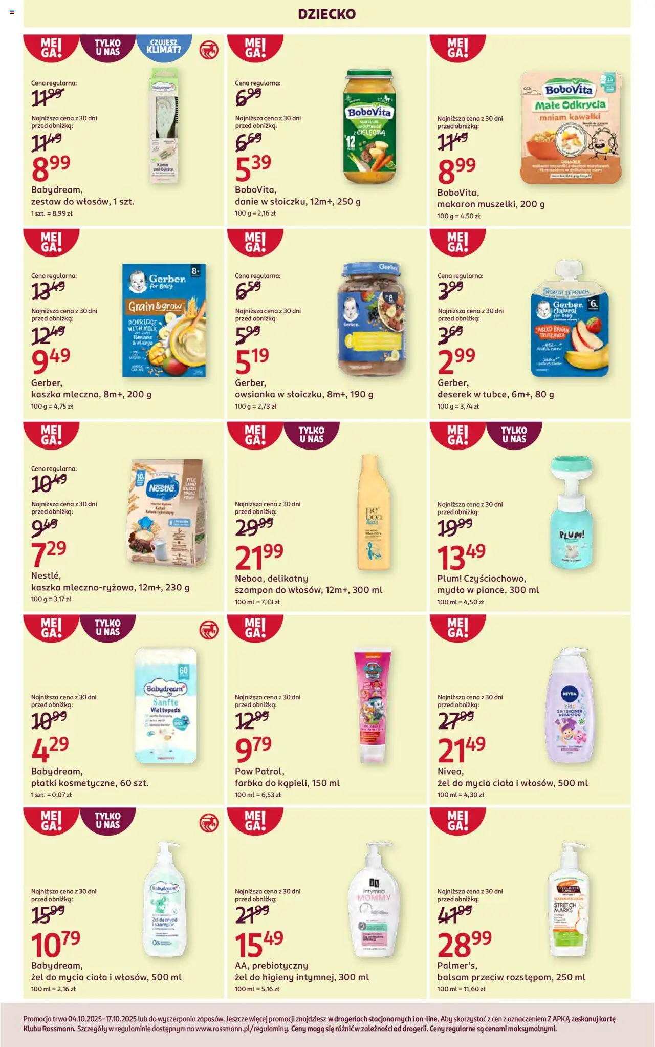 Rossmann Gazetka od 04.10.2025 | Strona: 5 | Produkty: Mango, Szampon, Banan, Makaron