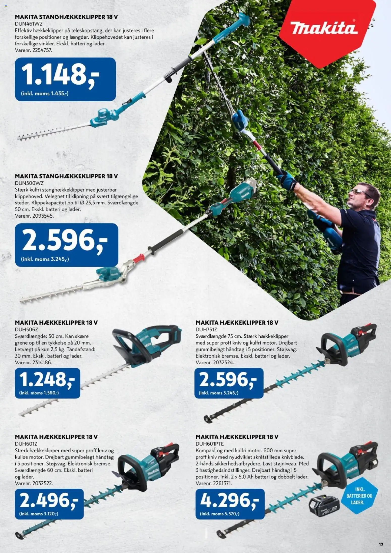 Davidsen tilbudsavis – gyldig fra 23.03.2026 | Side: 17 | Produkter: Batterier, Batteri