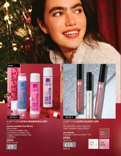 Preview of AVON - Black Friday valid from 01.11.2025 | Page: 35 | Products: Lip gloss, Papier carton, Strawberry, Coconut