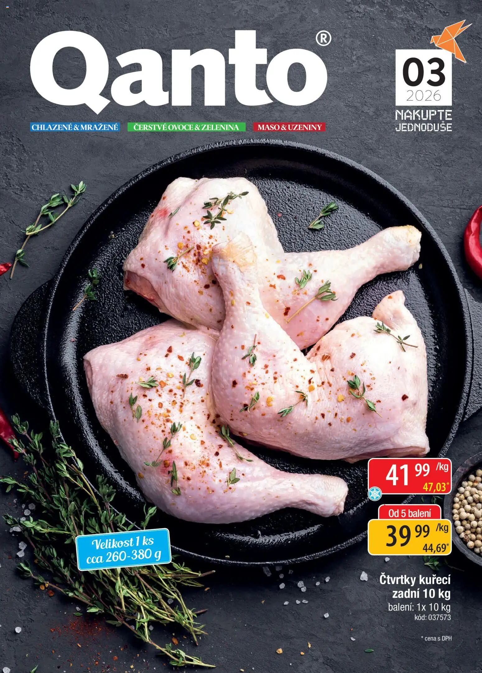 Astur & Qanto leták - Velkoobchod fresh 03/2026 od 01.03.2026 | Strana: 1 | Produkty: Ovoce, Uzeniny, Zelenina, Maso