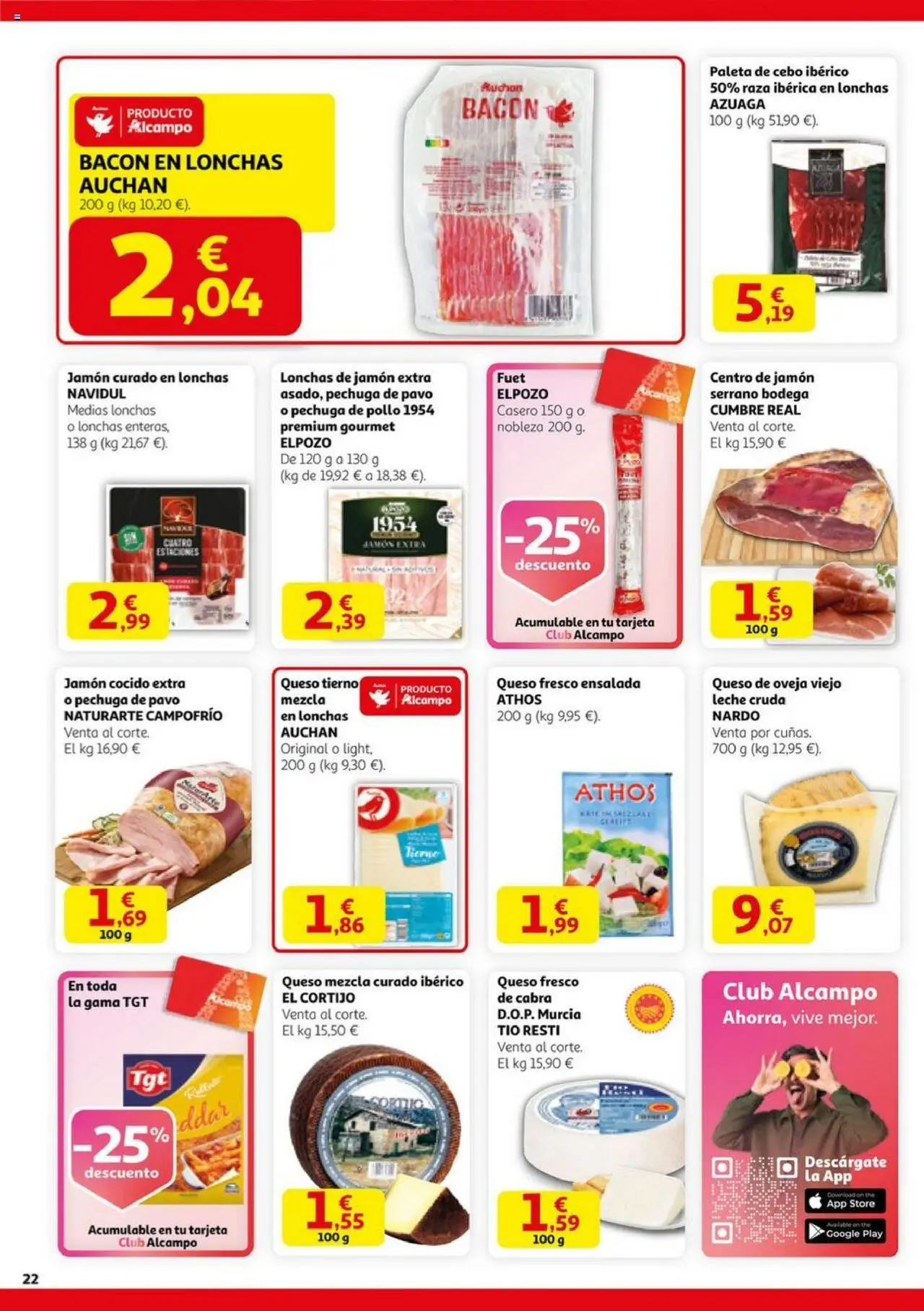 Alcampo - HP catalan  │ válido desde el 14.08.2025 | Página: 22 | Productos: Leche, Queso, Queso fresco, Ensalada