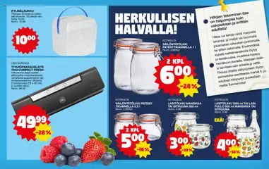  | Sivu: 3 | Tuotteet: Mustikka, Voi, Kylmälaukku