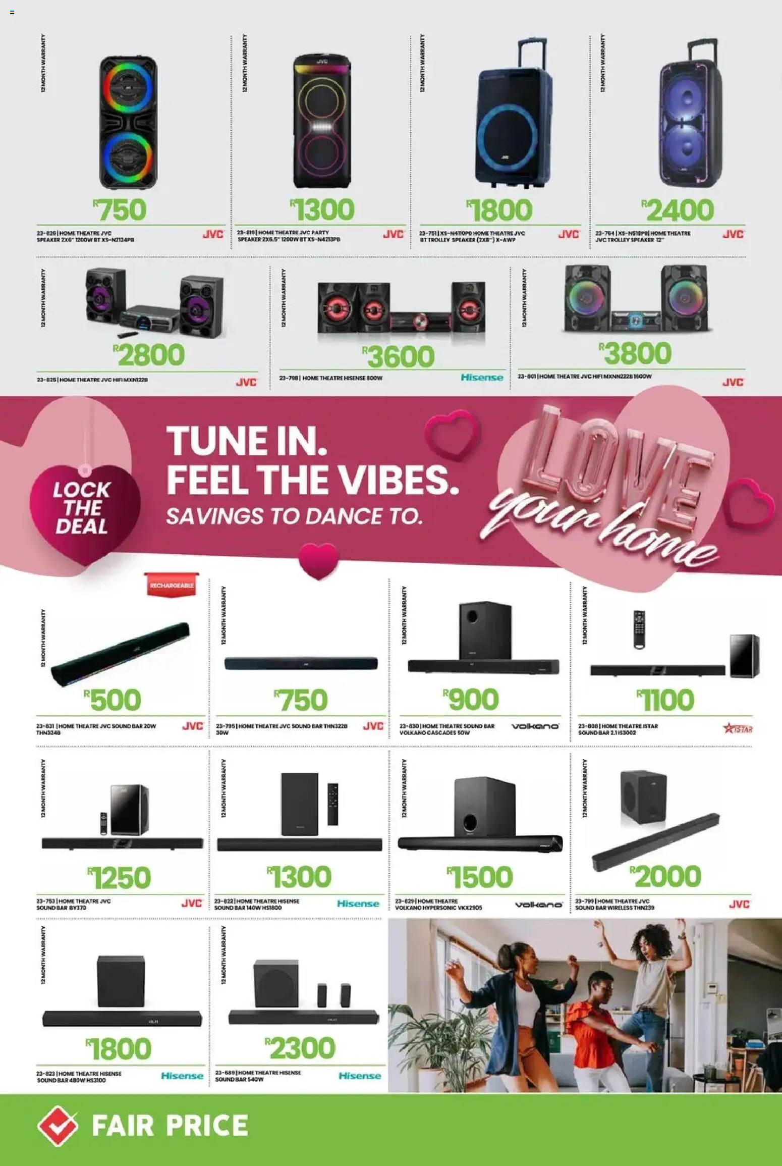 New Fair Price catalogue – valid from 01.02.2026 | Page: 6 | Products: Speaker, Lock, Soundbar