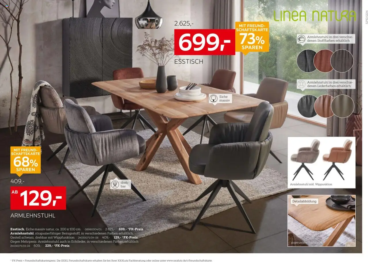XXXL Lutz Nr. 1 beim Preis - gültig ab dem 18.08.2025 | Seite: 14 | Produkte: Esstisch