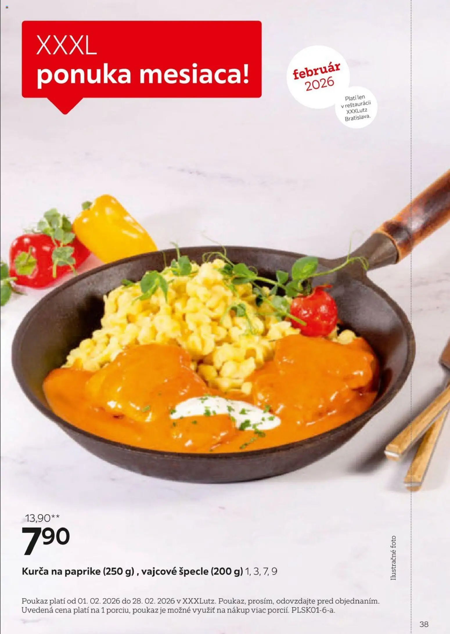 Nové XXXLutz akcie – leták je platný od 01.02.2026 | Strana: 38 | Produkty: Kurča