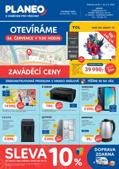 Náhled letáku Planeo Elektro leták od 24.07.2025