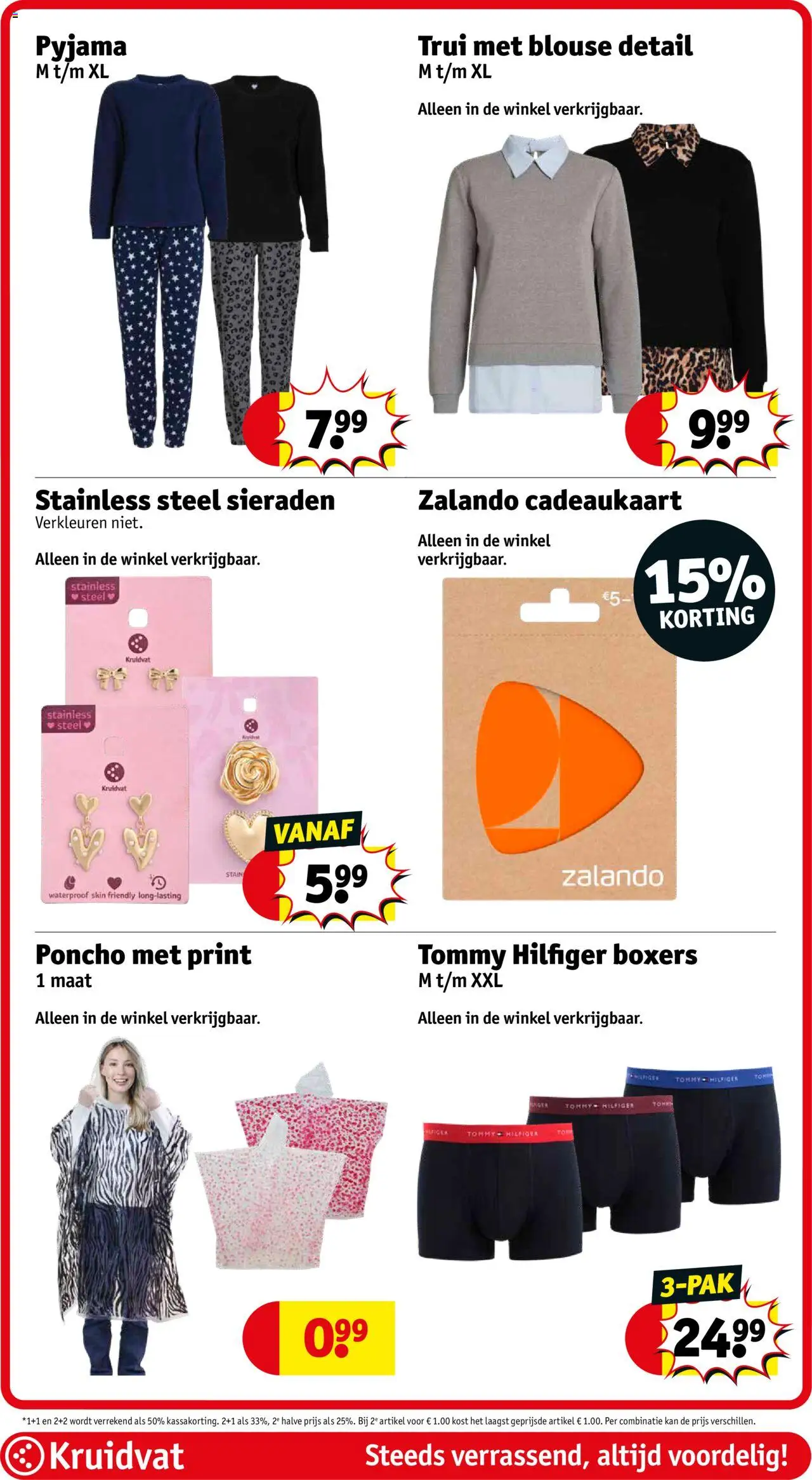  | Pagina: 77 | Producten: Poncho, Blouse, Pyjama, Boxers