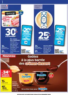 Carrefour - Prévisualisation de Carrefour catalogue semaine 44 valide à partir de 28.10.2025 | Page: 28 | Produits: Citron, Jambon, Crème