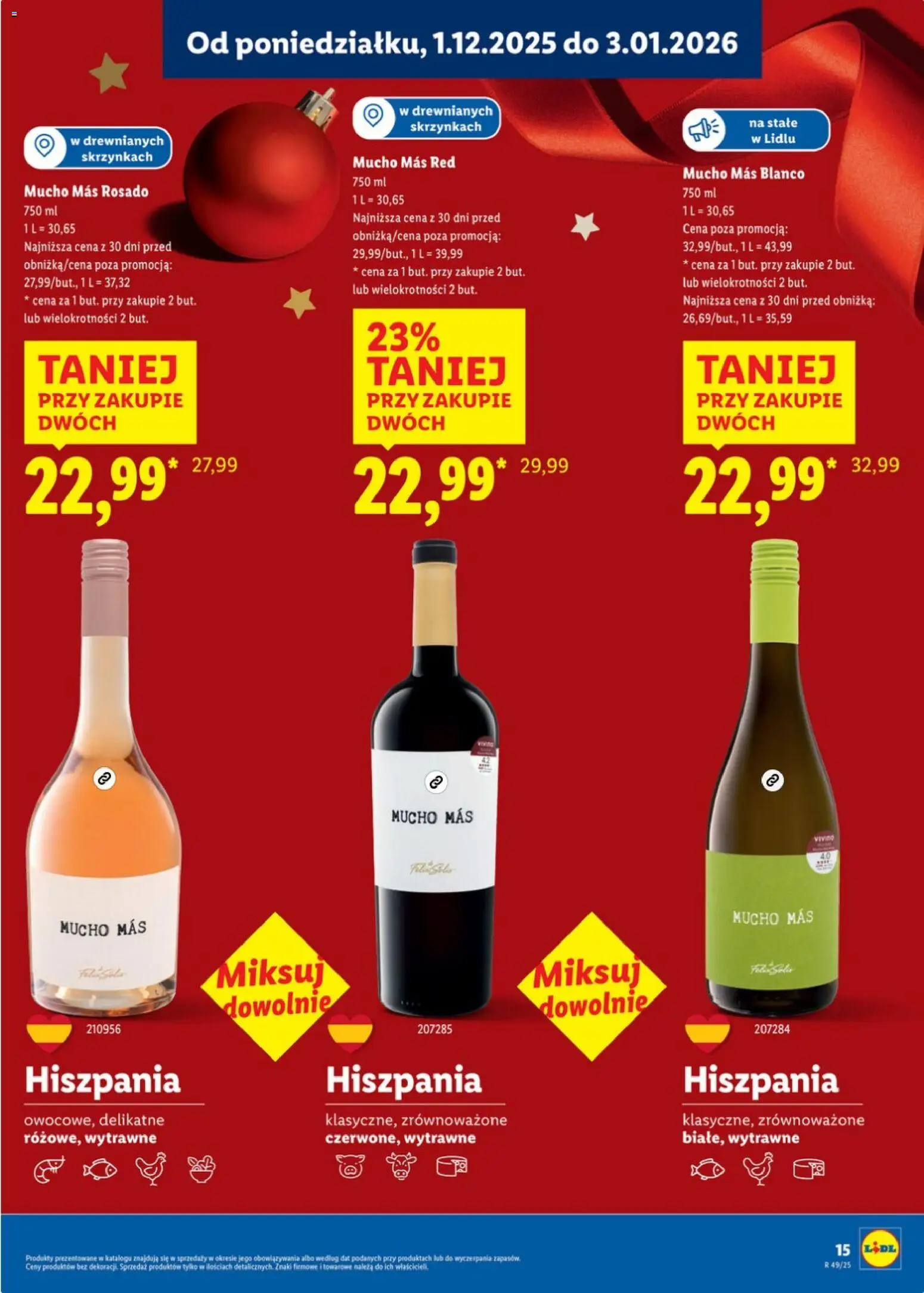 Lidl Katalog alkoholi mocnych i win od 01.12.2025 | Strona: 15