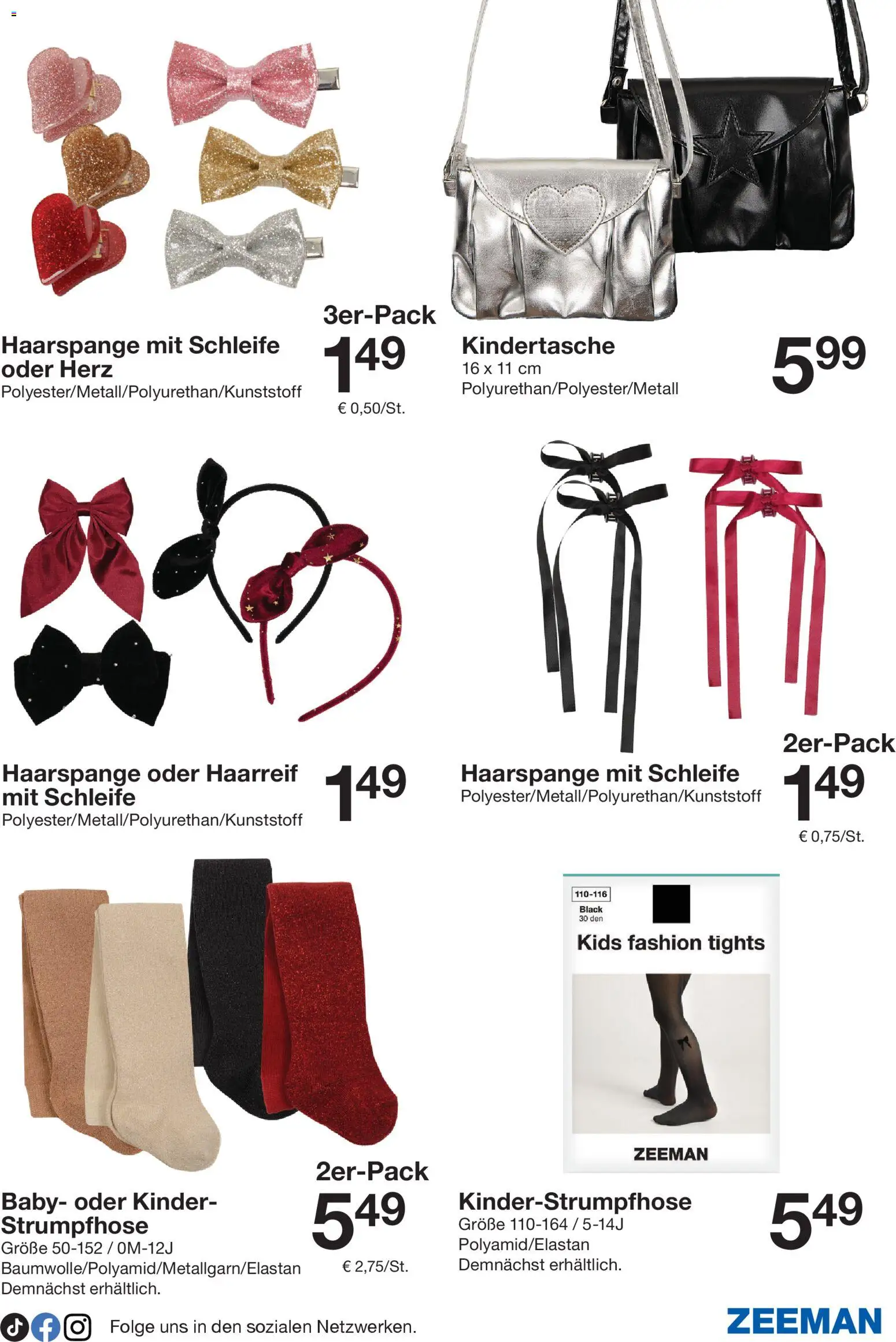 Zeeman Prospekt 	 – gültig ab 08.11.2025 | Seite: 11 | Produkte: Strumpfhose