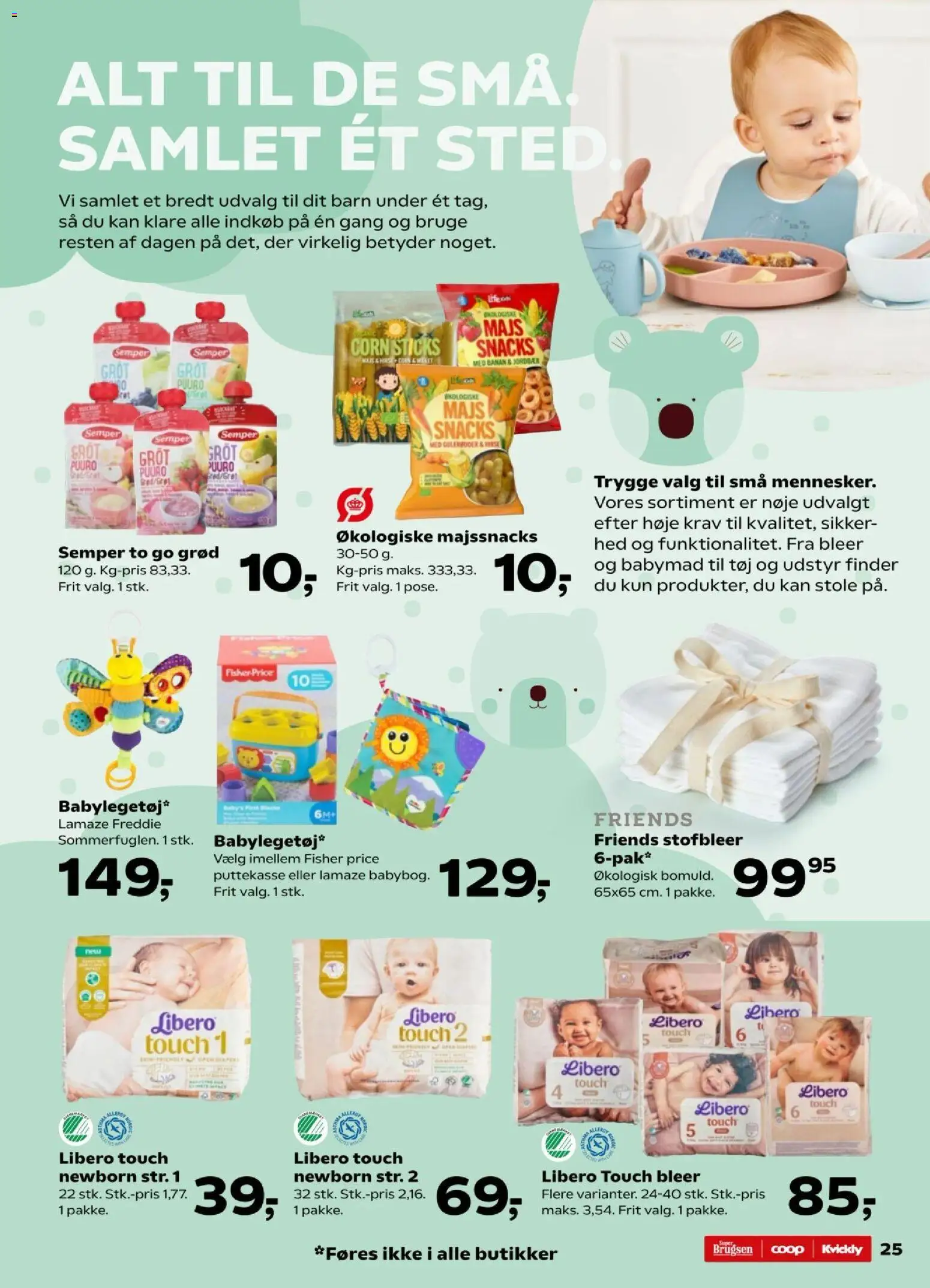 Kvickly tilbudsavis – gyldig fra 23.01.2026 | Side: 27 | Produkter: Jordbær, Majs, Tøj