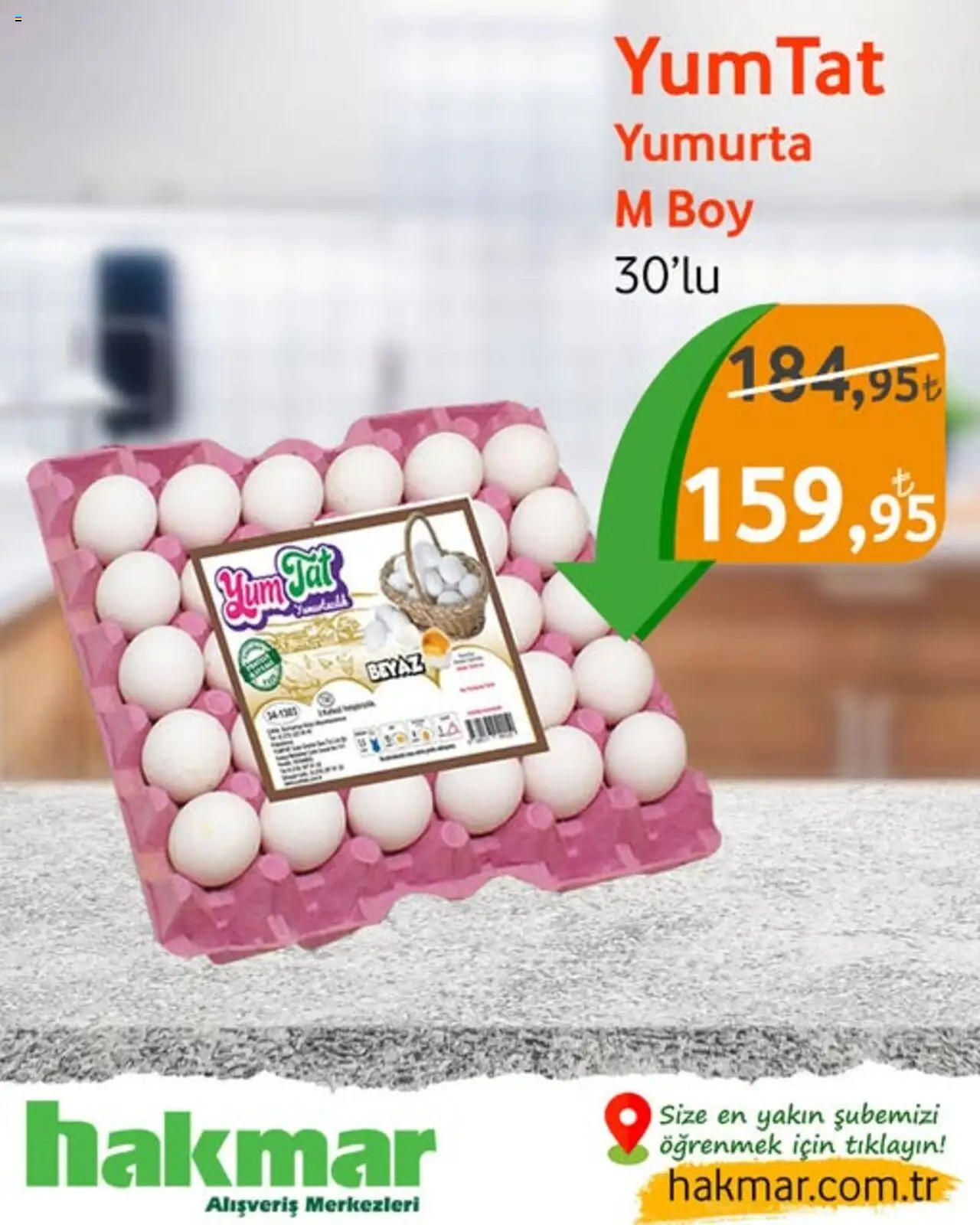 Hakmar Katalog Sadece 4 Gün - 03.10.2025 tarihinden itibaren geçerlidir | Sayfa: 1 | Ürünler: Yumurta