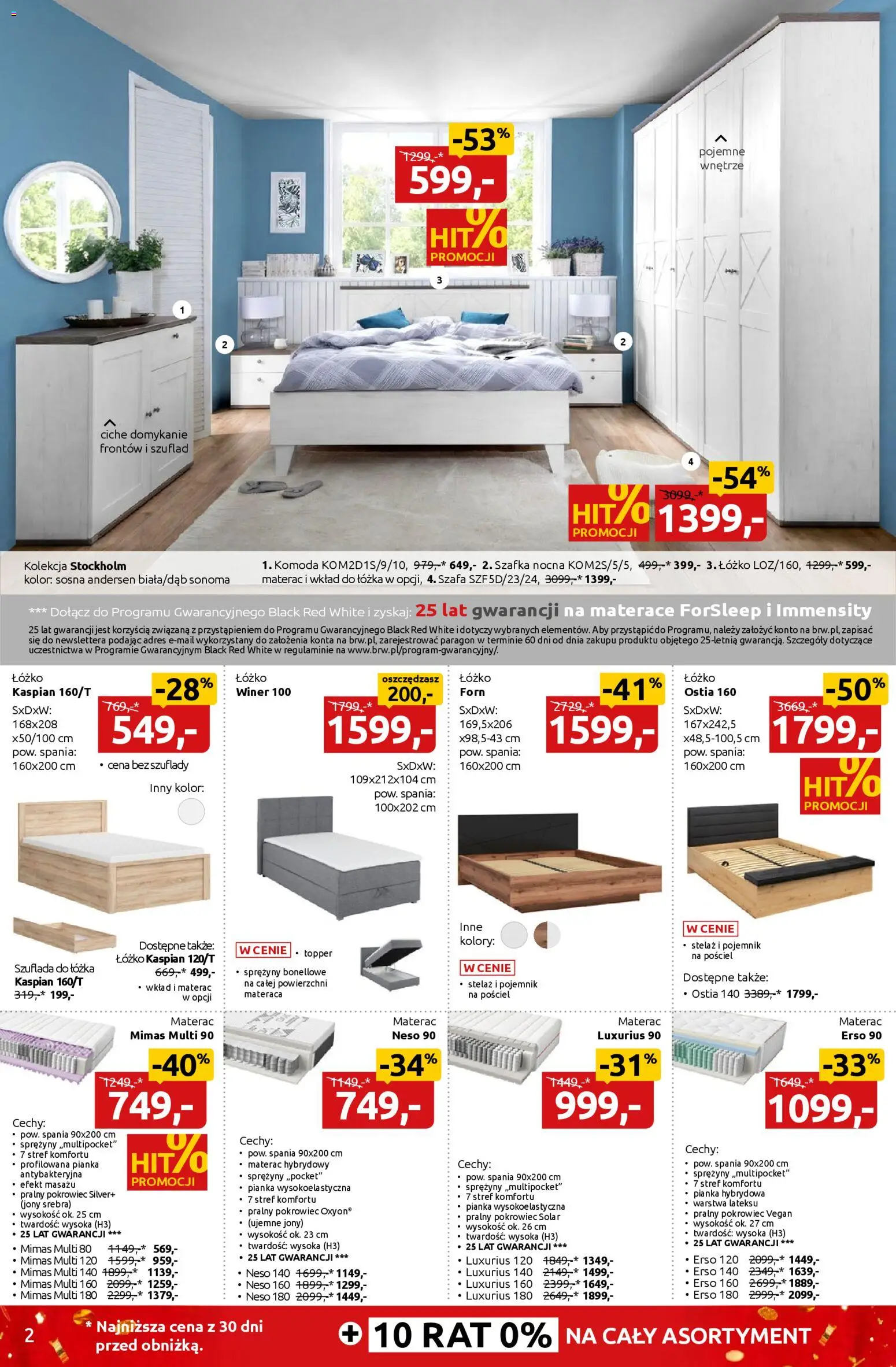 Black Red White promocje od 12.01.2026 | Strona: 2 | Produkty: Pościel, Łóżko, Szafa, Komoda