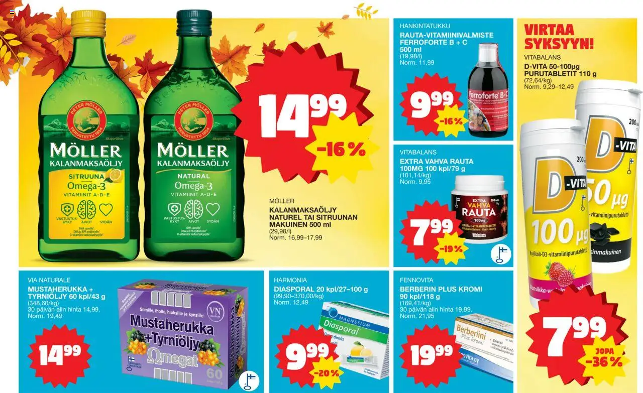 Tokmanni tarjoukset - Terveysliite – voimassa 08.09.2025 alkaen | Sivu: 2 | Tuotteet: Vitamiinit