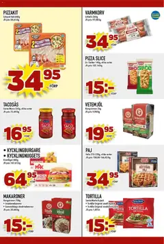 Matdax - erbjudanden - Förhandsvisning av reklamblad från butik Matdax aktuell från 24.11.2025 | Sida: 25 | Produkter: Varmkorv, Tortilla, Tacosås, Makaroner