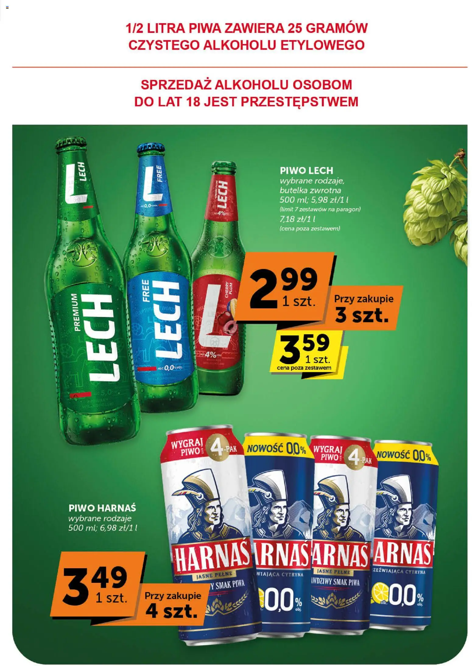 Euro Sklep Gazetka od 22.01.2026 | Strona: 26 | Produkty: Cytryna, Harnaś, Piwo