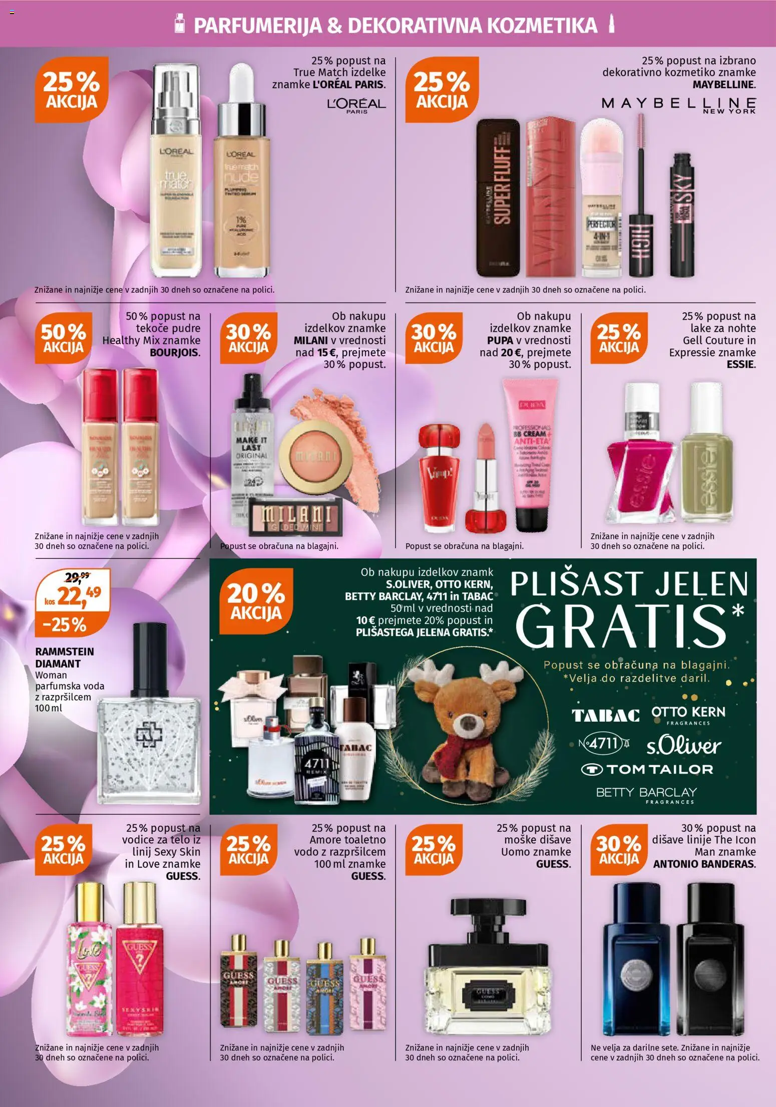 Novi Müller katalog ponudbe – veljaven od 10.11.2025 | Stran: 2 | Izdelki: Dekorativna kozmetika, Kos, Voda, Parfumska voda