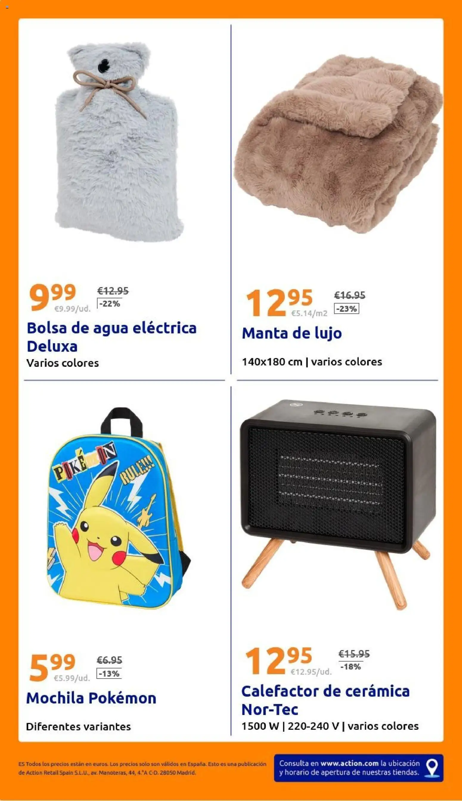 Action - Action ES week 3 2026 │ válido desde el 14.01.2026 | Página: 32 | Productos: Mochila, Manta, Bolsa