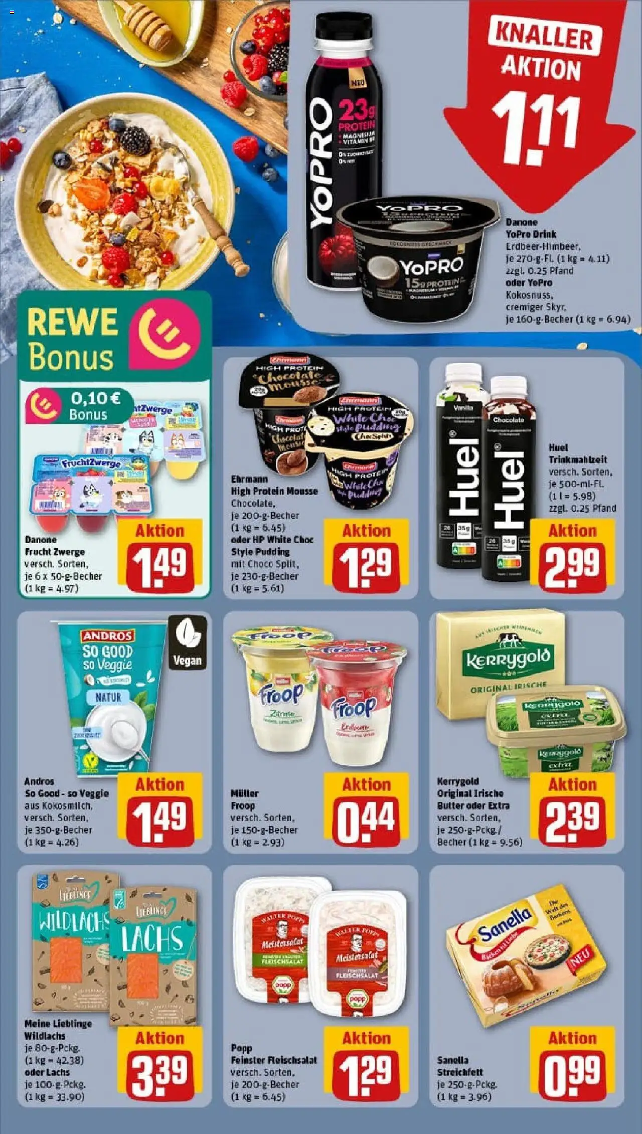 Rewe prospekt Essen	 – gültig ab 19.10.2025 | Seite: 9 | Produkte: HP, Froop, Fruchtzwerge, Pudding