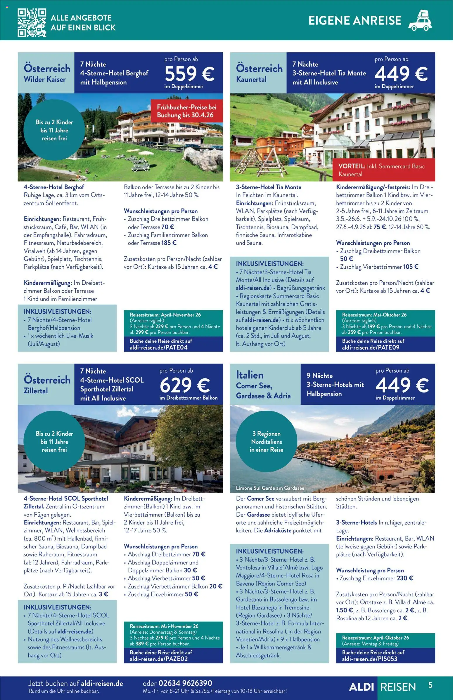 Aldi Reisen  Reisemagazin – gültig ab 01.03.2026 | Seite: 5 | Produkte: Spiel, Uhr