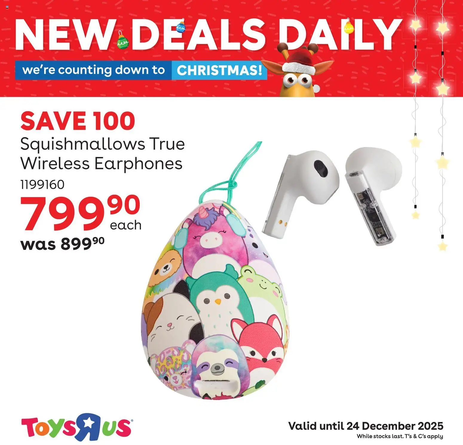 New Toys R Us catalogue – valid from 19.12.2025 | Page: 3 | Products: Earphones, Toys