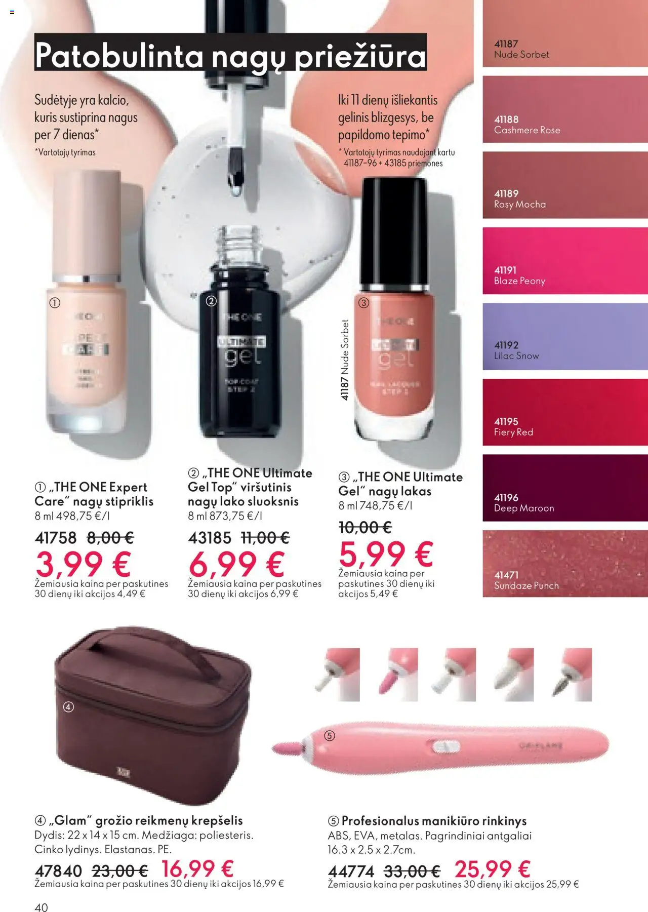 Oriflame akcijos nuo 08.10.2025 | Puslapis: 40 | Prekių: Krepšelis